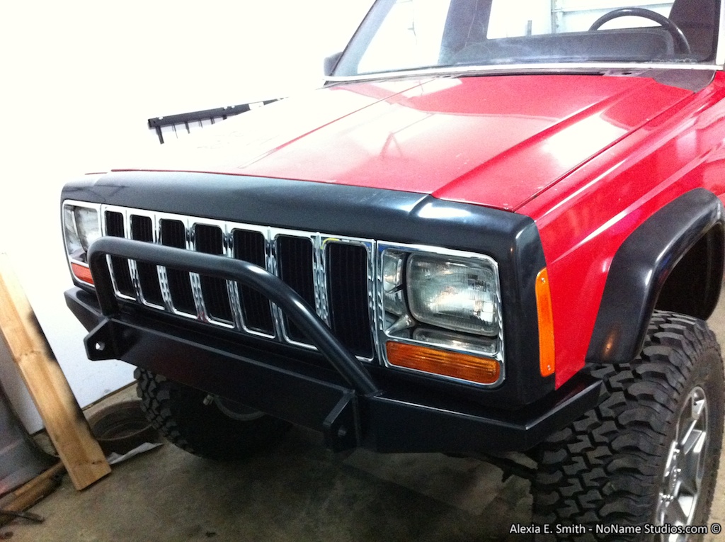 Front bumper for jeep comanche